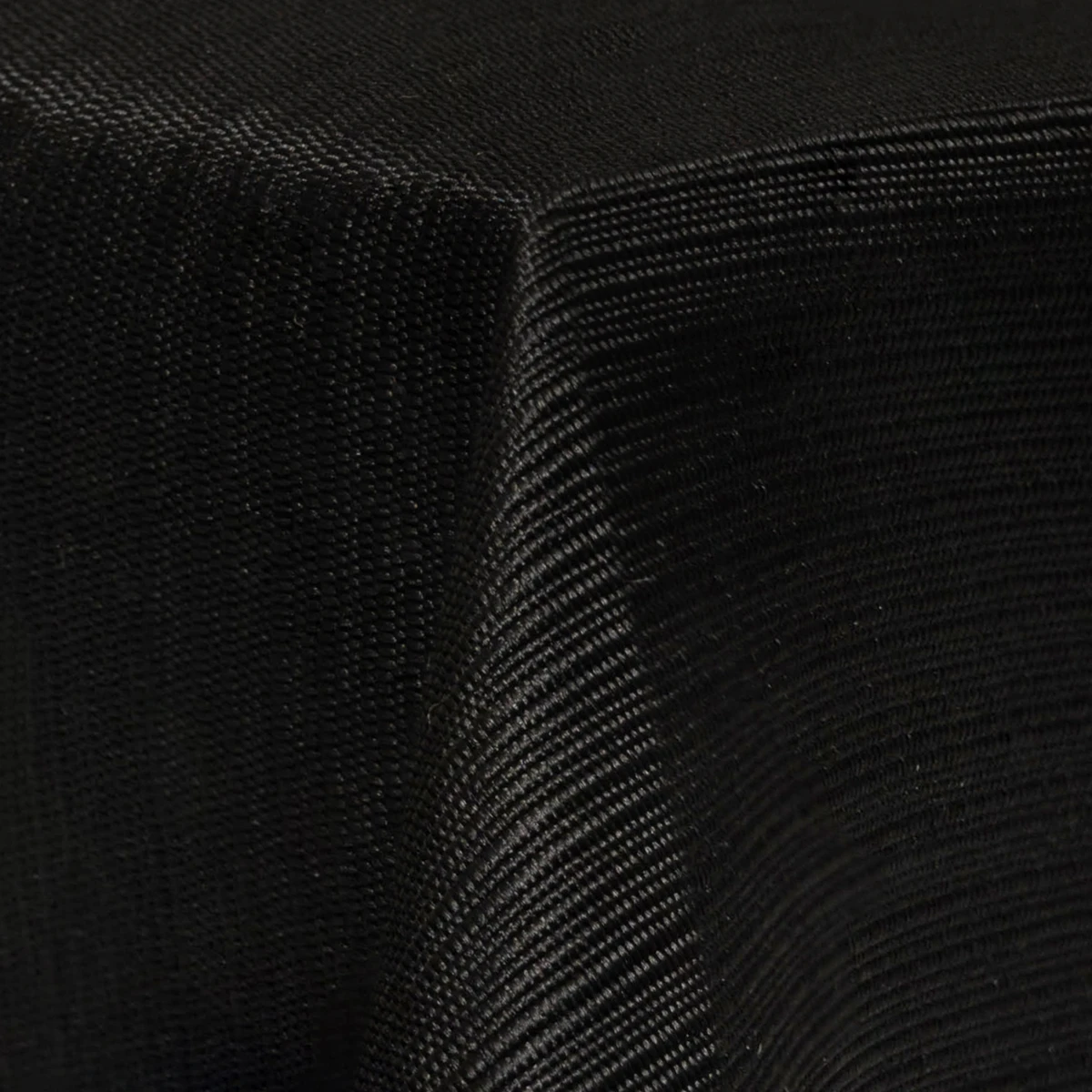 BLACK linen swatch