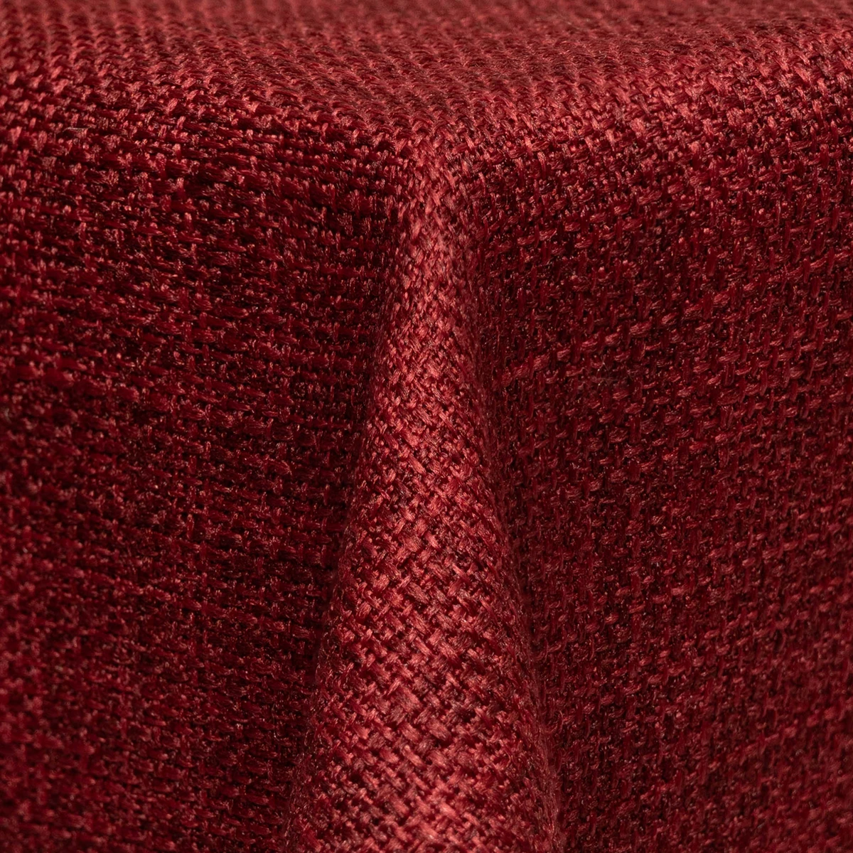 Crimson linen swatch