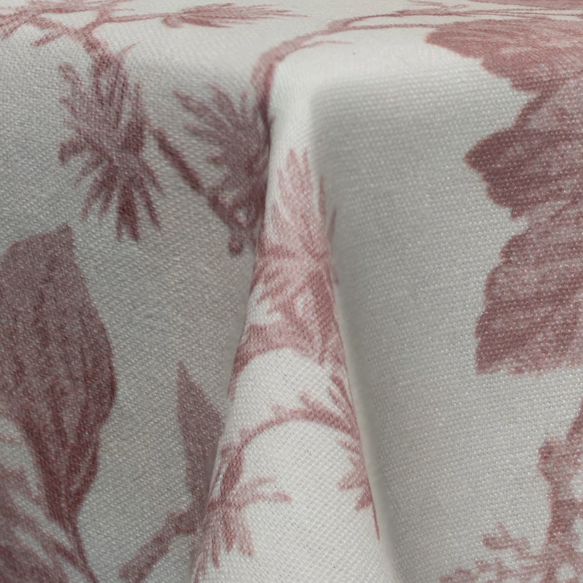 Rose linen swatch