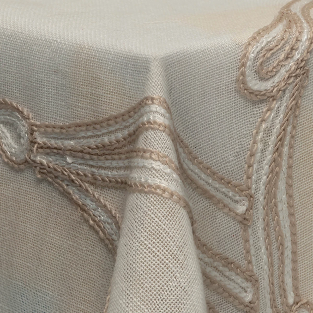 Taupe linen swatch