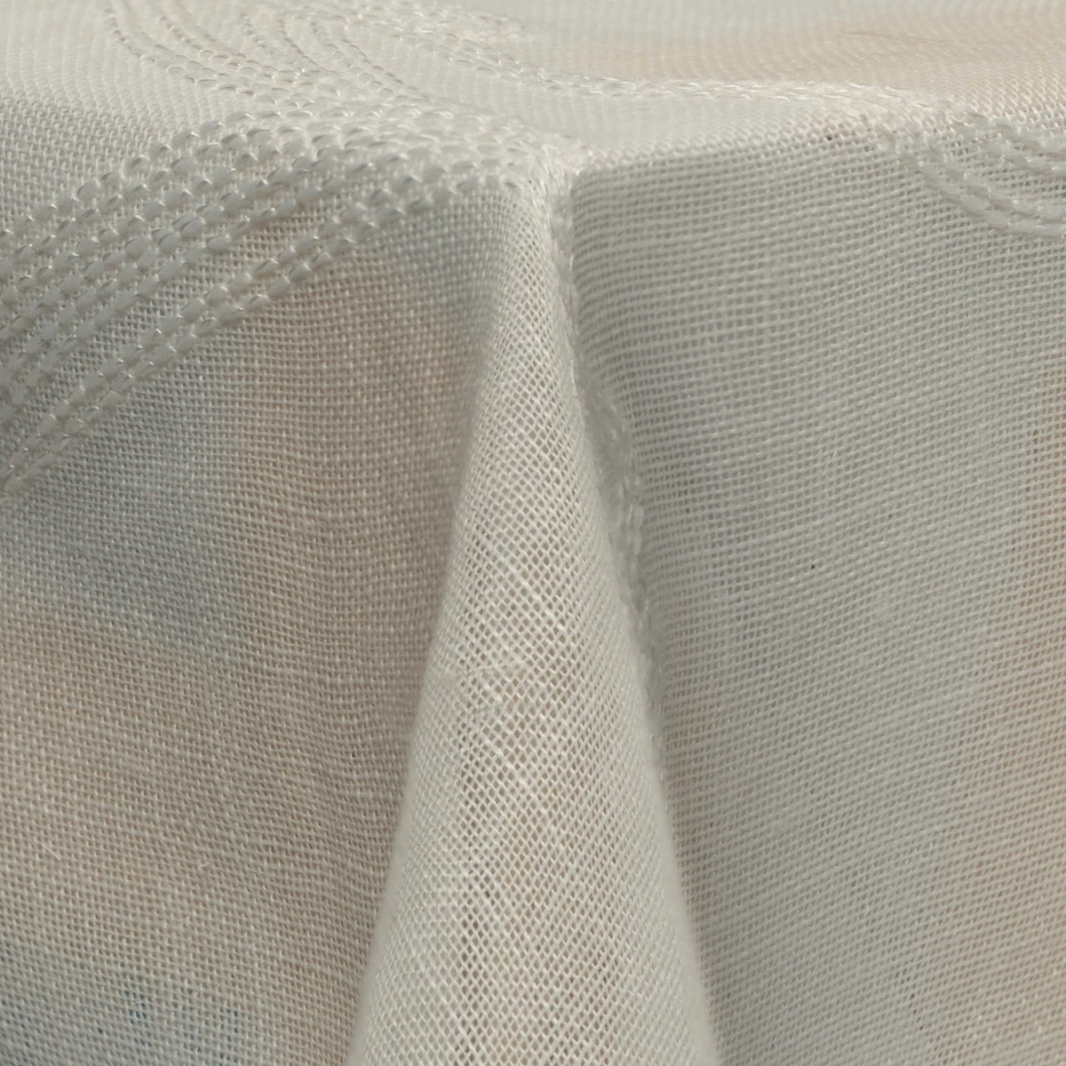 White linen swatch