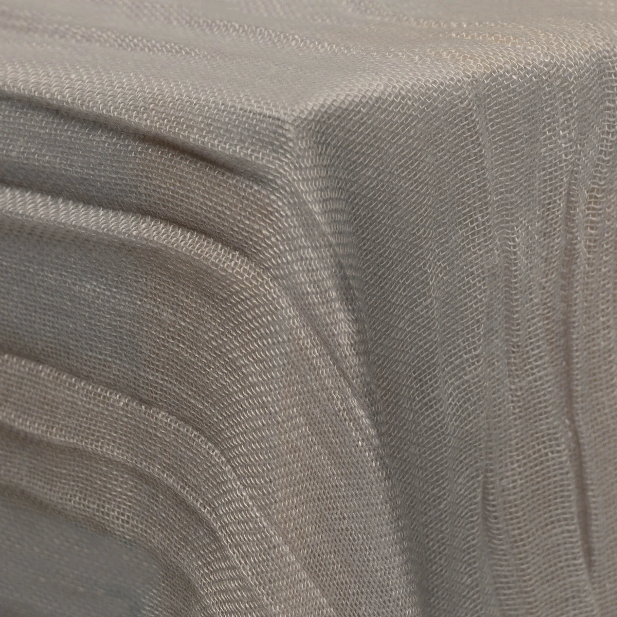 Silver linen swatch