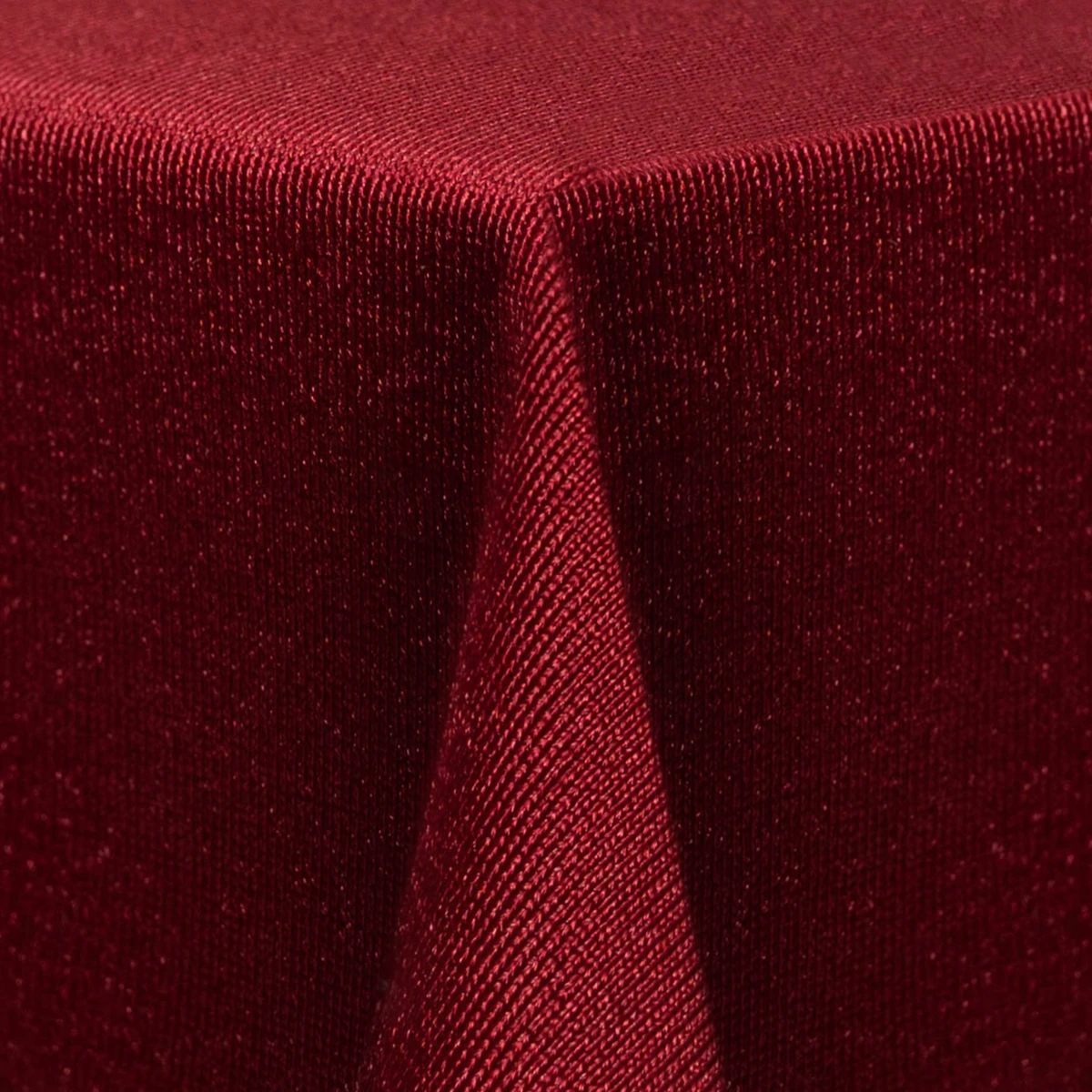 Burgundy linen swatch