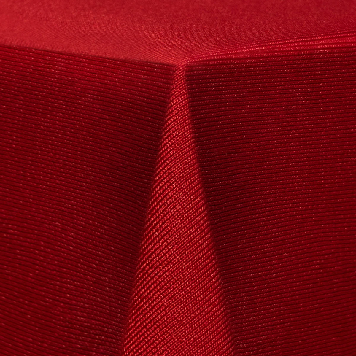 Red linen swatch